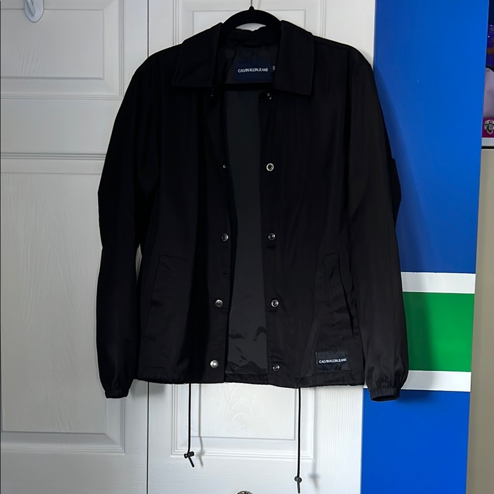 Calvin Klein Men's Black Lightweight Jacket - Small